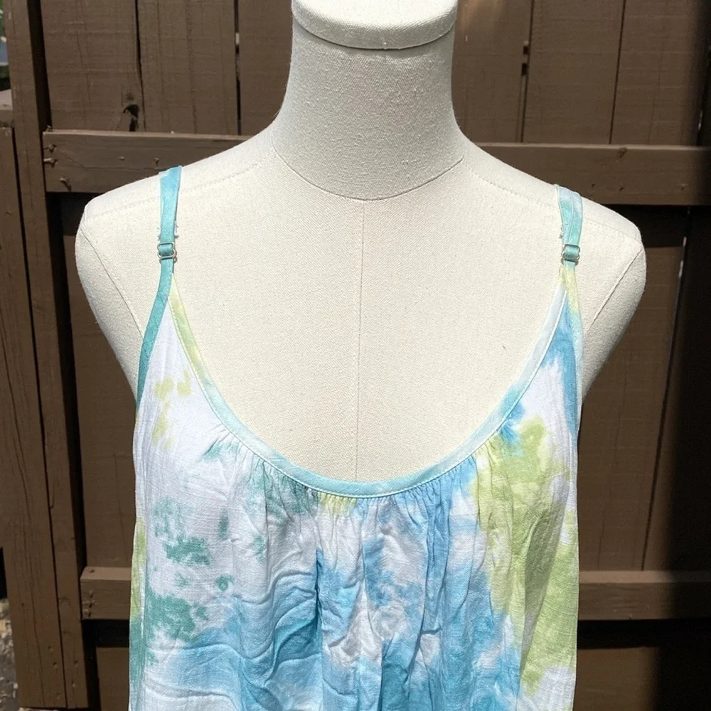 Millibon tie dye midi dress with adjustable straps - Picture 5 of 13